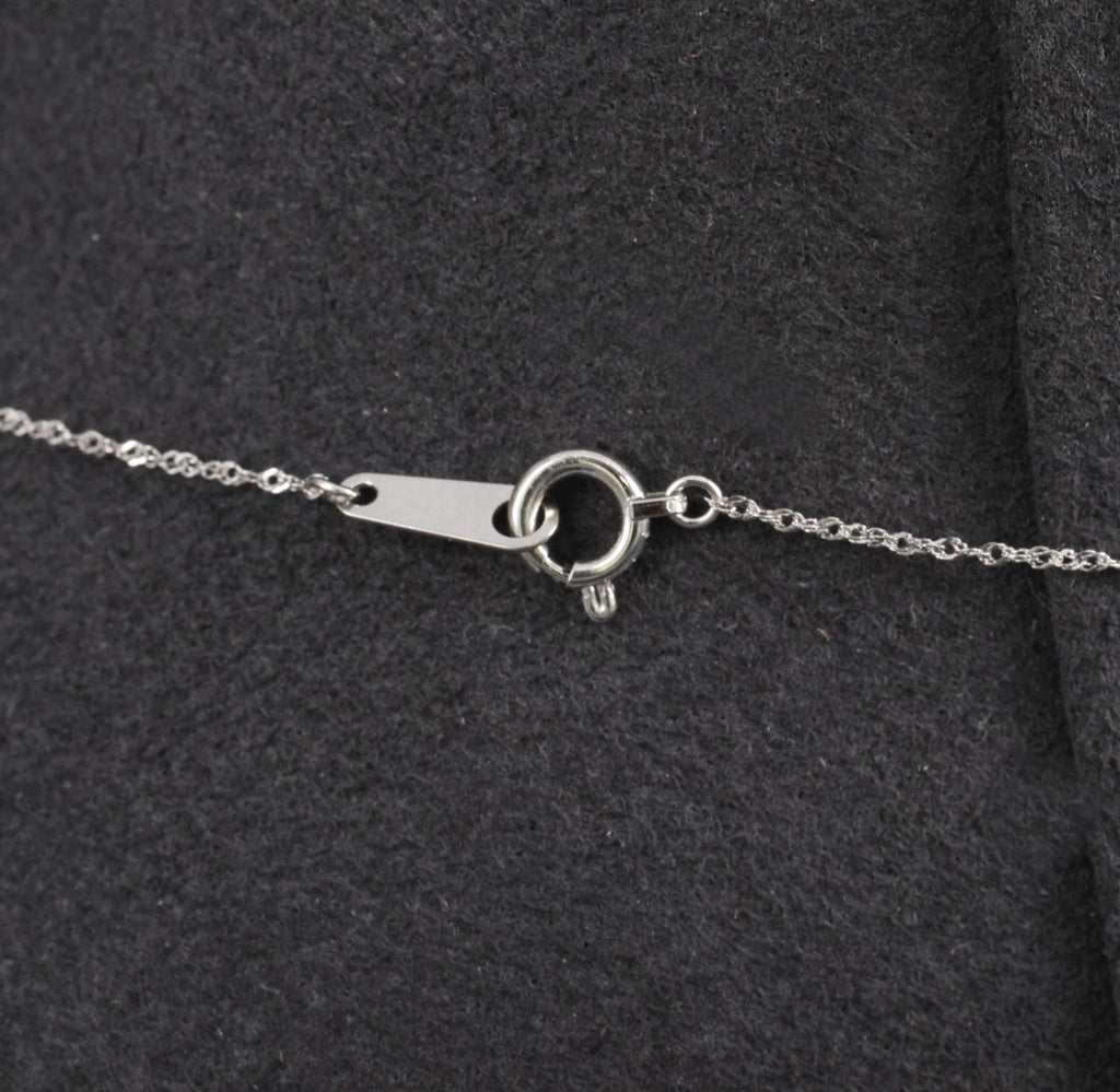 Classic 0.30ct Round Natural Untreated Diamond Pendant & Platinum Chain Necklace
