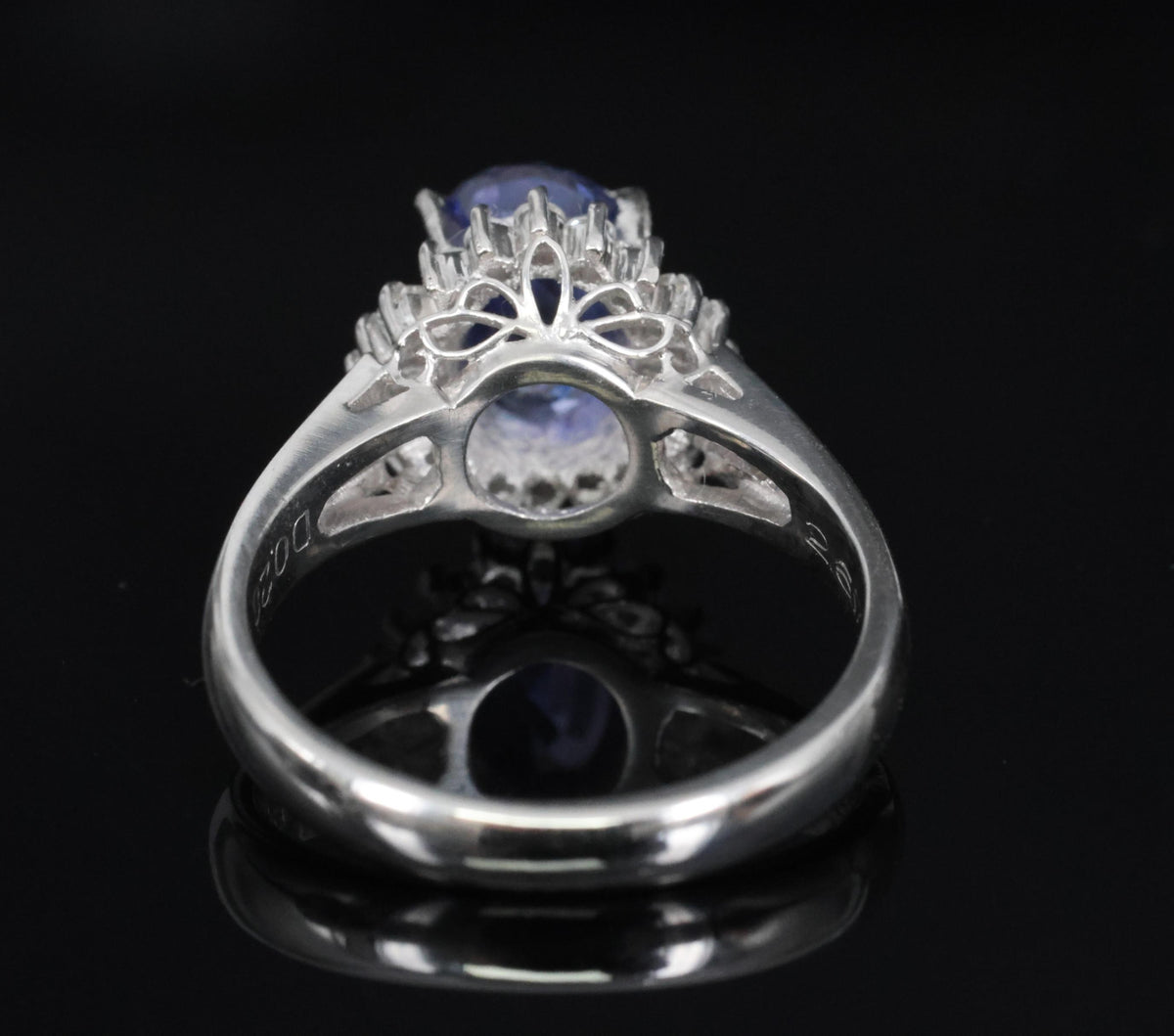 2.07ct GIA Ceylon Color Change Sapphire & 0.28ct Diamond Platinum Ring, Size 5