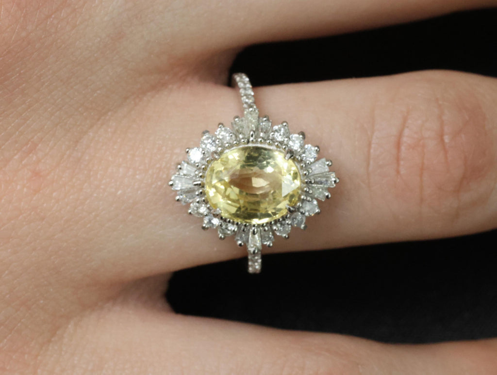 LaDonna Lot: Moissanite, 3.04ct Yllw, 3.35ct Grn Sapphire, 5.04ct Indicolite