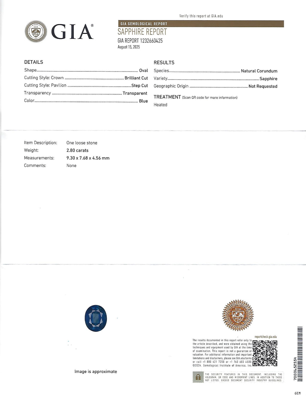 Fine 2.80ct Deep Blue Sapphire & 0.90ct Diamond Platinum Cocktail Ring, Size 7